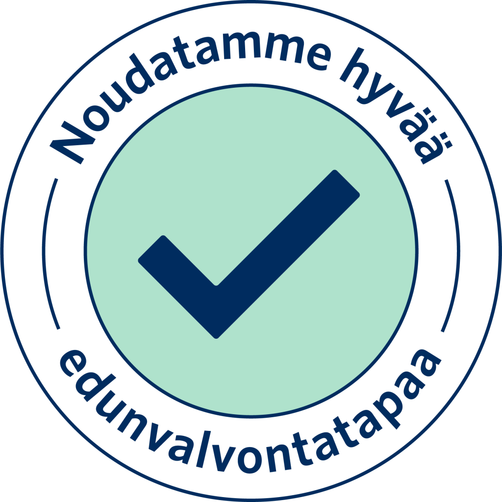 Hyvä edunvalvontatapa, merkki